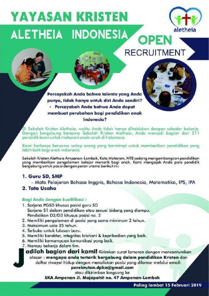 Recruitment SKA Ampenan