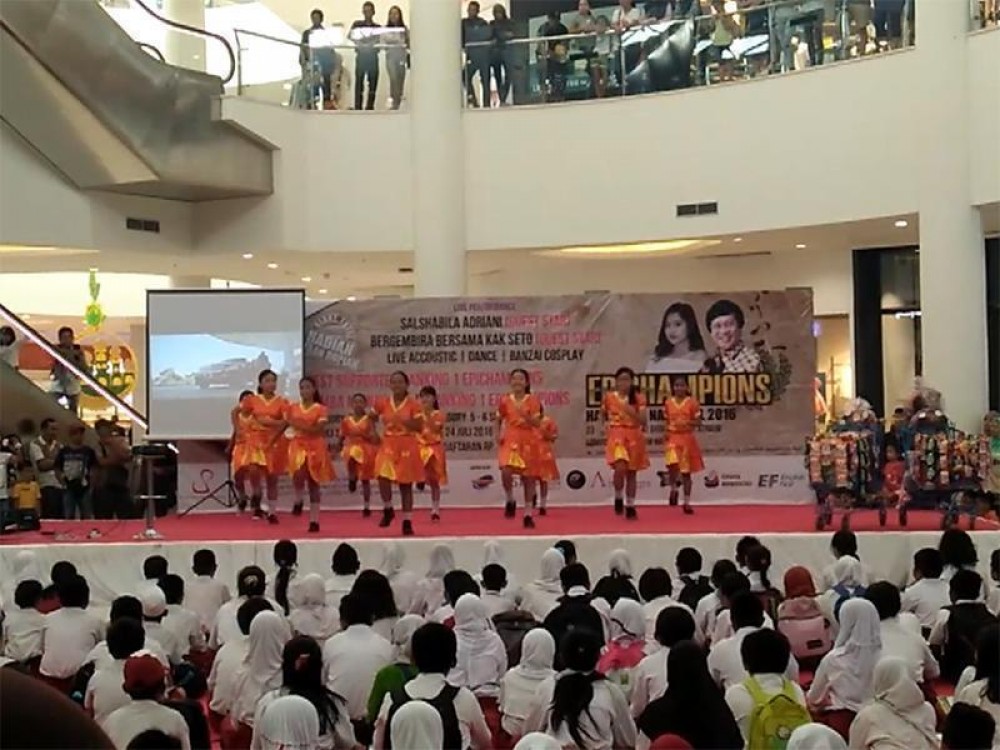 Memeriahkan hari anak nasional EPICHAMPIONS di Lombok Epicentrum Mall