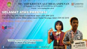 Selamat Atas Prestasi Dalam Lomba Olimpiade SAINS Nasional (OSN) 2019