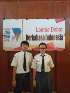 LOMBA DEBAT BERBAHASA INDONESIA PADA OLSN 2018 (OLIMPIADE LITERASI SISWA NAIONAL)  TINGKAT SMP KE-KOTA MATARAM SELASA, 24 JULI 2018