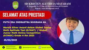 Global Junior Math Aptitude Test (GJMAT)  / Global Junior Math Online Competition (GJMOC) Grade 4 tahun 2023