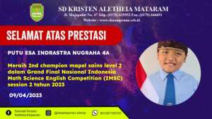 Indonesia Math Science English Competition (IMSC) session 2 tahun 2023