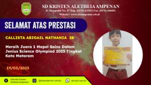 Jenius Science Olympiad 2023 Tingkat Kota Mataram