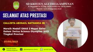 Jenius Science Olympiad 2023 Tingkat Provinsi