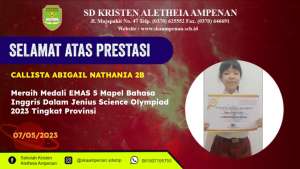 Jenius Science Olympiad 2023 Tingkat Provinsi