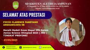 Jenius Science Olimpiad 2023 ( JSO ) TINGKAT PROVINSI