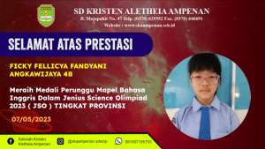 Jenius Science Olimpiad 2023 ( JSO ) TINGKAT PROVINSI