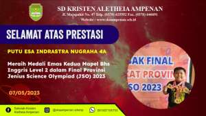 Final Provinsi Jenius Science Olympiad (JSO) 2023