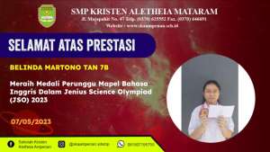 Lomba Jenius Science Olympiade (JSO) Tingkat Propinsi