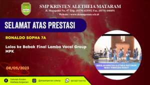 Lolos ke babak final Lomba Vocal Group MPK