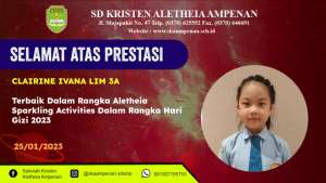 Aletheia Sparkling Activities Dalam Rangka Hari Gizi 2023