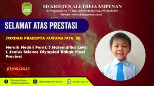 Jenius Science Olympiad Babak Final Provinsi