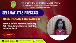 Aletheia Sparkling Activities dalam Rangka Hari Gizi Nasional 2023