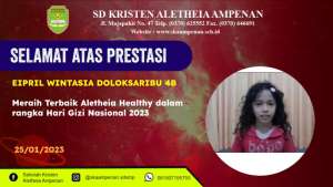 Aletheia Healthy dalam rangka Hari Gizi Nasional 2023