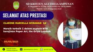 Aletheia Project III Kearifan Lokal - Explore NTB Kerajinan Paper Art, The Griya Lombok 2023