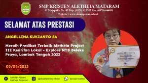 Aletheia Project III Kearifan Lokal - Explore NTB Beleke Praya, Lombok Tengah 2023