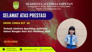 Aletheia Sparkling Activities dalam Rangka Hari Gizi Nasional 2023