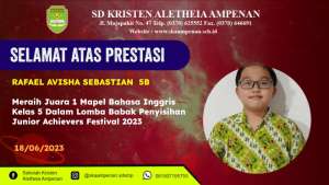 Lomba Babak Penyisihan Junior Achievers Festival 2023