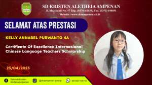 Certificate Of Excellence Internasional Chinese Language Teachers Scholarship