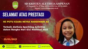 Aletheia Sparkling Activities dalam Rangka Hari Gizi Nasional 2023