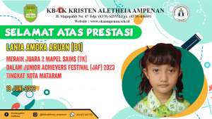 JAF (Junior Achievers Festival) tingkat kota Mataram