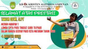 Harapan 1 Lomba Cipta Puisi Tingkat Guru TK/PAUD