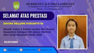 Lomba Tari Kreasi Nusantara Kategori SD dalam Festival Hari Anak Nasional (HAN) 2023