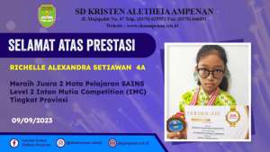 Intan Mutia Competition (IMC) 2023 TIngkat Provinsi