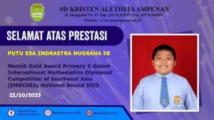 International Mathematics Olympiad Competition of Southeast Asia (IMOCSEA) National Round 2023