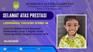 HOTS Competition Olimpiade Matematika, Bahasa Inggris, dan Sains Tahun 2023 Tingkat Provinsi NTB