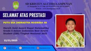 Indonesia Best Award Student (IBS) TIngkat Nasional 2023