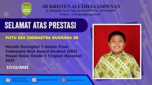 Indonesia Best Award Student (IBS) TIngkat Nasional 2023