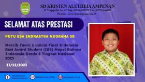FInal Indonesia Best Award Student (IBS) Tingkat Nasional 2023