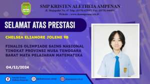 FINALIS OLIMPIADE SAINS NASIONAL TINGKAT PROVINSI NUSA TENGGARA BARAT MATA PELAJARAN MATEMATIKA