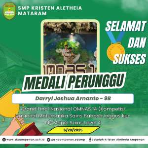 Grand Final Nasional OMNAS 14 (Kompetisi Nasional Matematika Sains Bahasa Inggris ke-14) Mapel Sains Level 4