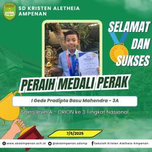 Sains Level A ORION ke 3 Tingkat Nasional