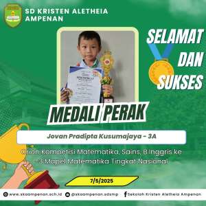 Orion Kompetisi Matematika, Sains, dan B.Inggris ke - 3 Mapel Matematika Tingkat Nasional