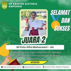 Lomba Menyanyi Lagu Wajib Dalam Rangka Memperingati Hari Kemerdekaan Republik Indonesia Ke-80