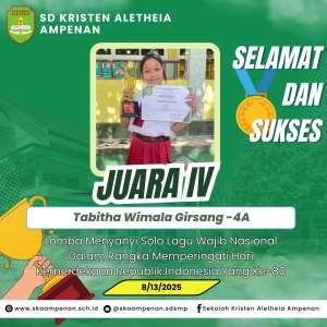 Lomba Menyanyi Solo Lagu Wajib Nasional Dalam Rangka Memperingati Hari Kemerdekaan Republik Indonesia Yang Ke-80