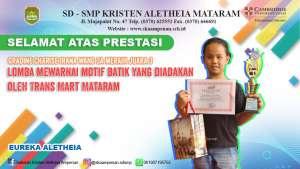 Lomba Mewarnai Motif Batik yang Diadakan Oleh Transmart Mataram