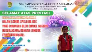 Lomba Spelling Bee yang diadakan oleh Bimbel GURUKU bekerjasama dengan Lombok Epicentrum Mall 2019