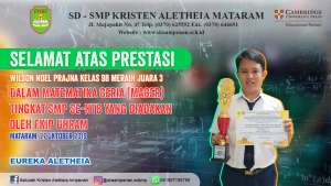 Matematika Ceria (MACER) Tingkat SMP Se-NTB yang diadakan oleh FKIP UNRAM