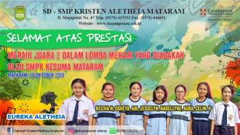 Lomba Menari yang diadakan oleh SMPK Kesuma Mataram