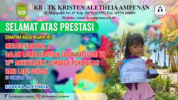 Lomba Fashion Show Kategori TK 13th Anniversary Lembaga Pendidikan Hani Labz School