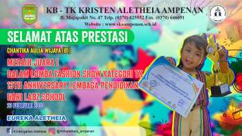 Lomba Fashion Show Kategori TK 13th Anniversary Lembaga Pendidikan Hani Labz School