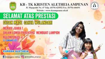 Lomba Parenting  Membuat Lampion Kelompok TK-A