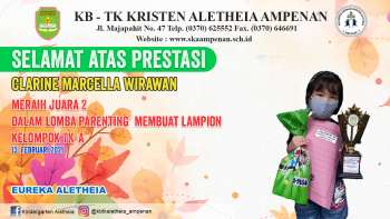 Lomba Parenting  Membuat Lampion Kelompok TK-A