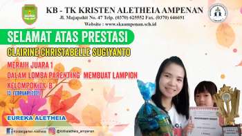 Lomba Parenting  Membuat Lampion Kelompok TK-B