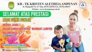 Lomba Parenting  Membuat Lampion Kelompok TK-B