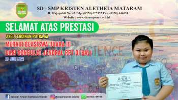 Meraih Beasiswa Juara III dari Konsulat Jendral RRT di Bali